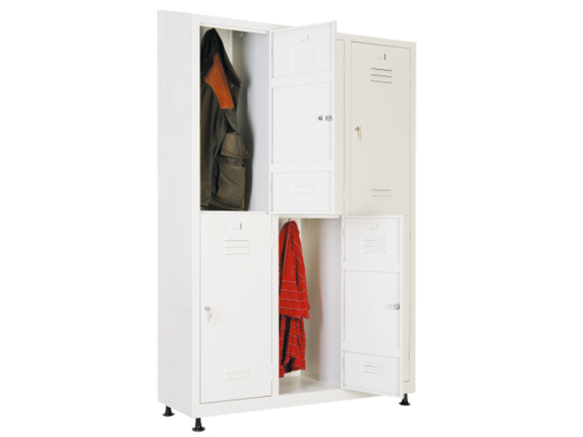 6 Doors Slope Top Locker