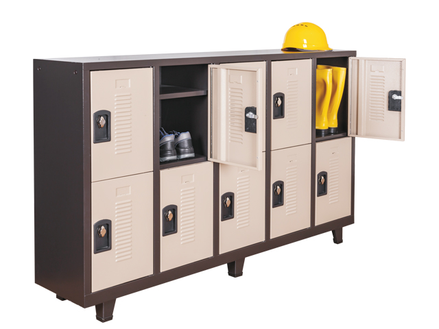 Military Type Lockers With 10 Doors