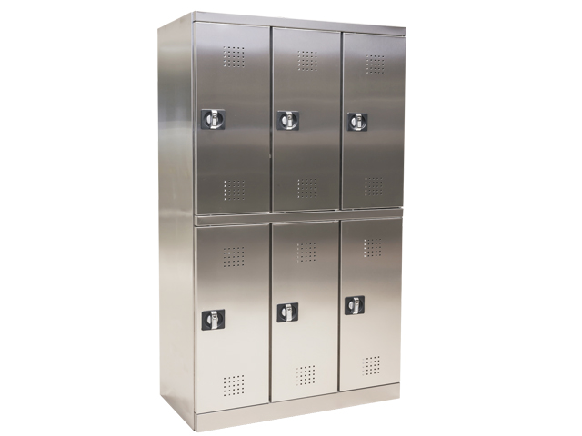 6 Section Stainless Dressing Cabinets