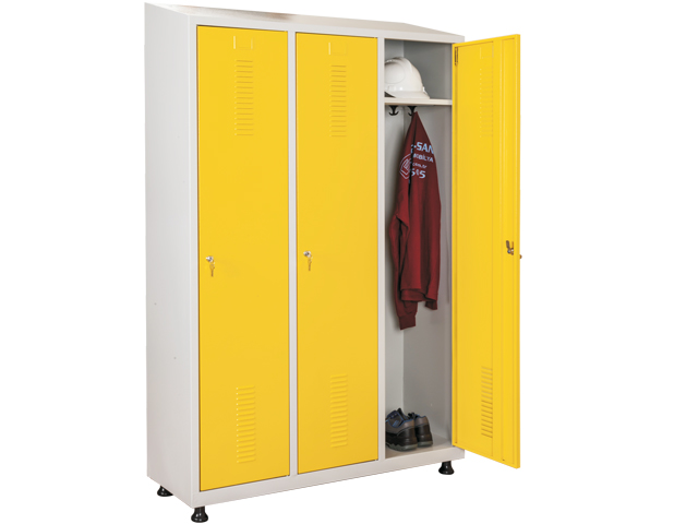 3 Doors Slope Top Locker